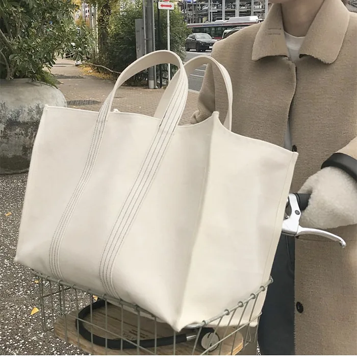 

2021 Luxury Brand Bag Fashion Canvas Bags Shopping Handbags Lady Women Girl Large Size Handbag Brands Casual Tote Shoulder