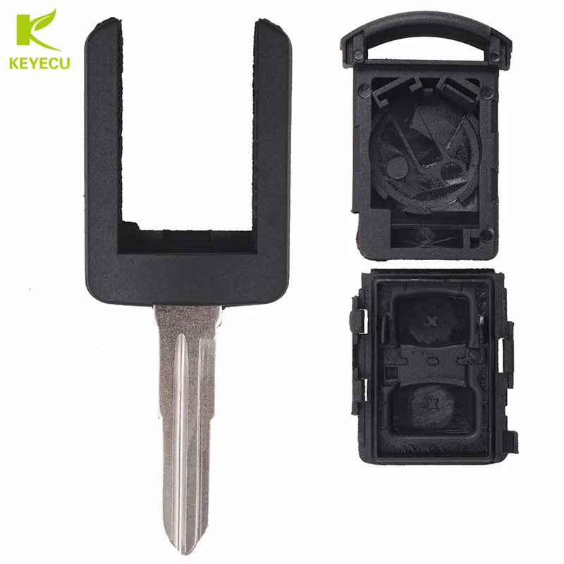 Запасной чехол для автомобильного ключа KEYECU с 2 кнопками Vauxhall Opel Corsa Agila Meriva комбо
