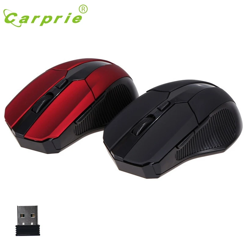 Cordless Mice 2.4GHz 1600DPI Optical Mouse USB Receiver PC Computer Wireless For Laptop Jan19 CARPRIE Factory price | Компьютеры и