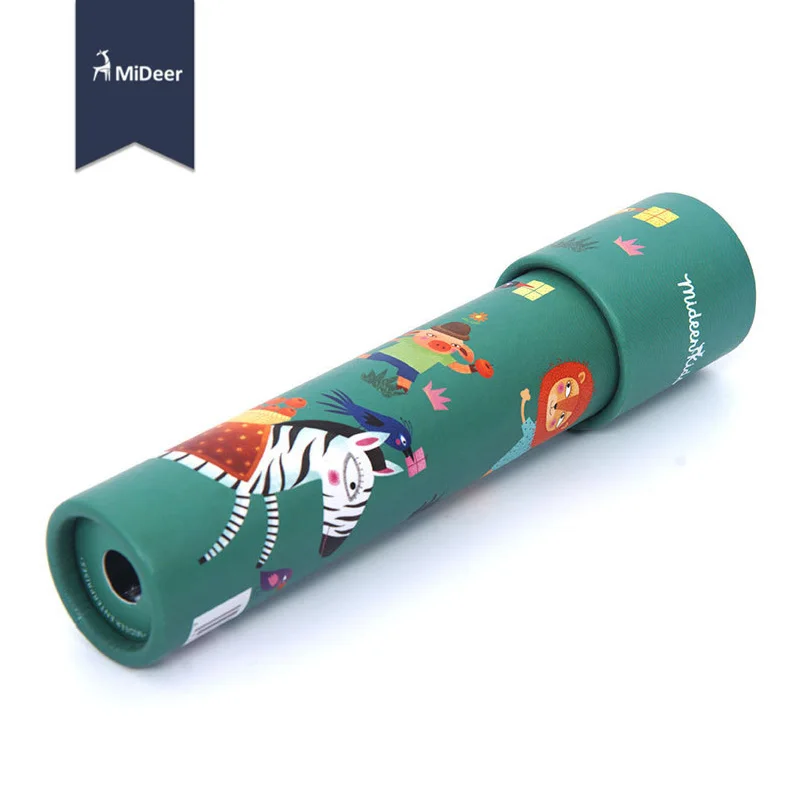 MiDeer Монтессори вращающийся красочный калейдоскоп игрушечный объектив необычный