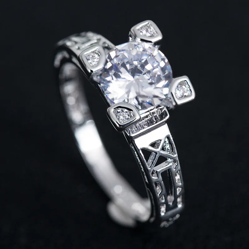 Модные украшения Кубический Кольцо из циркония для женщин Anillos Fancinating невесты