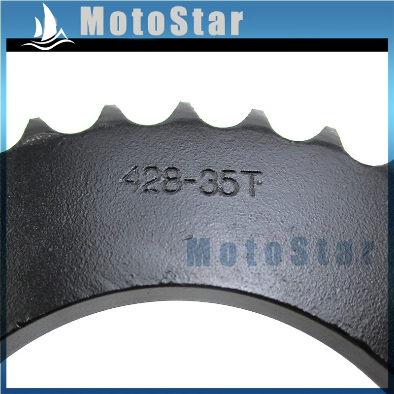 428 76 мм 35T Задняя звездочка для китайских 50cc 70cc 90cc 110cc 125cc 140cc 150cc 160cc 170cc 190cc питбайк