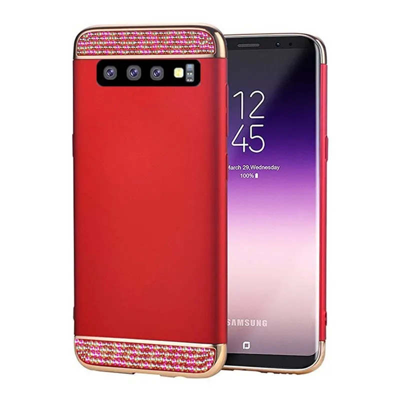 Для Samsung Galaxy J8 J4 Plus A6 A8 2018 чехол для телефона жесткий силиконовый Блестящий