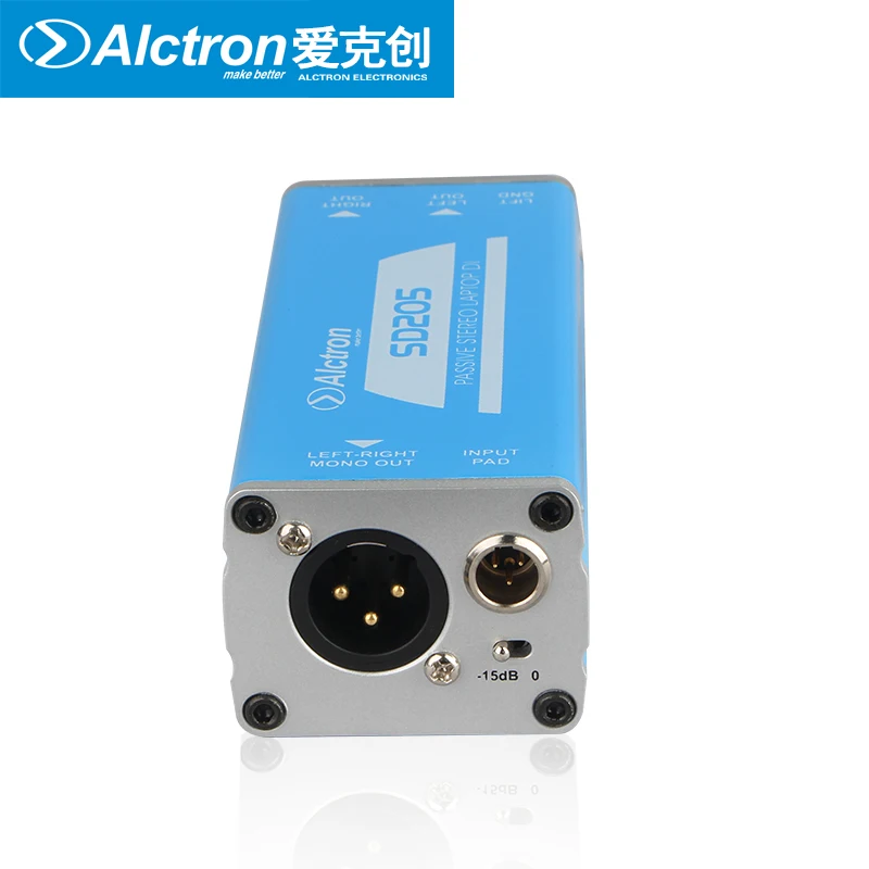 Alctron SD205 пассивная прямая коробка стерео ди-бокс преобразователь