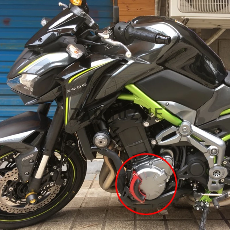 Для Kawasaki Z900 ЧПУ Алюминий правой двигателя чехол гвардии Обложка двигателя крушение Рамка протектор слайдер падение защиты