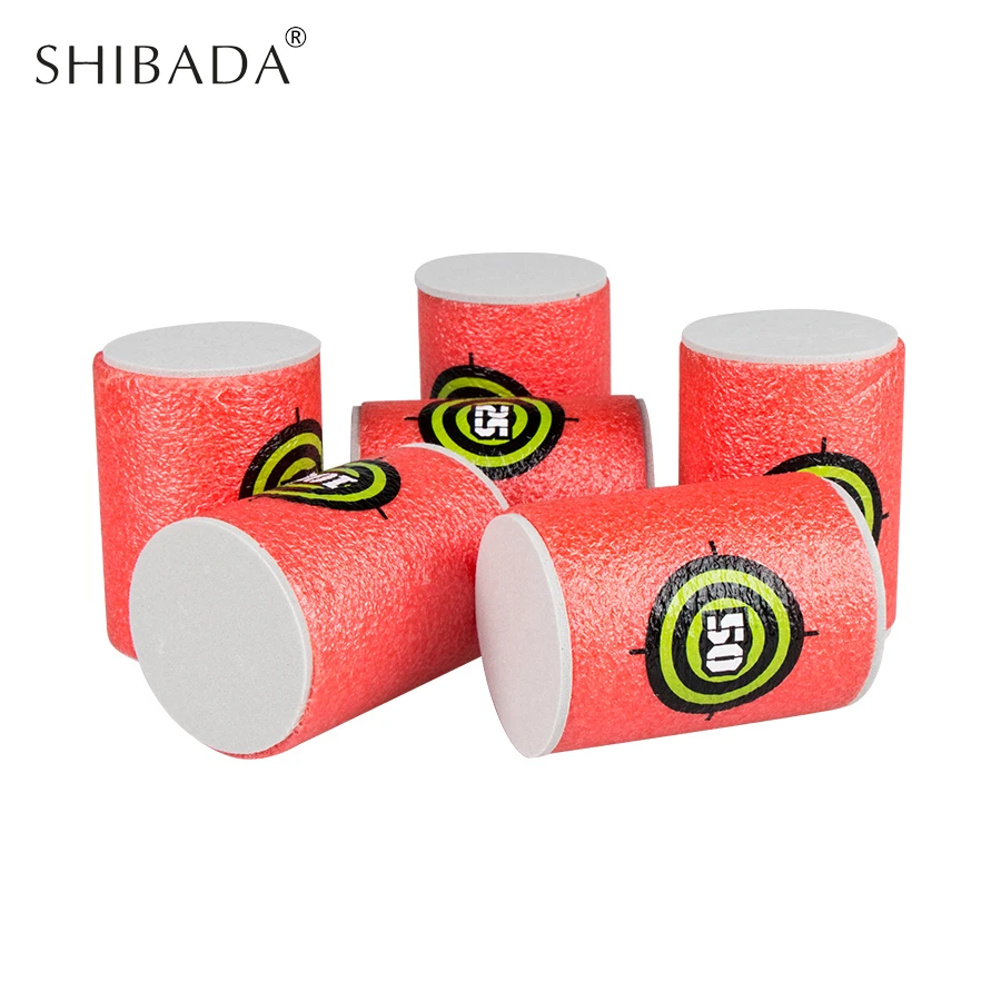 SHIBADA 6 шт. Ева мини-мишень Мягкая Пуля целевой Nerf N-strike элитной серии Бластеры
