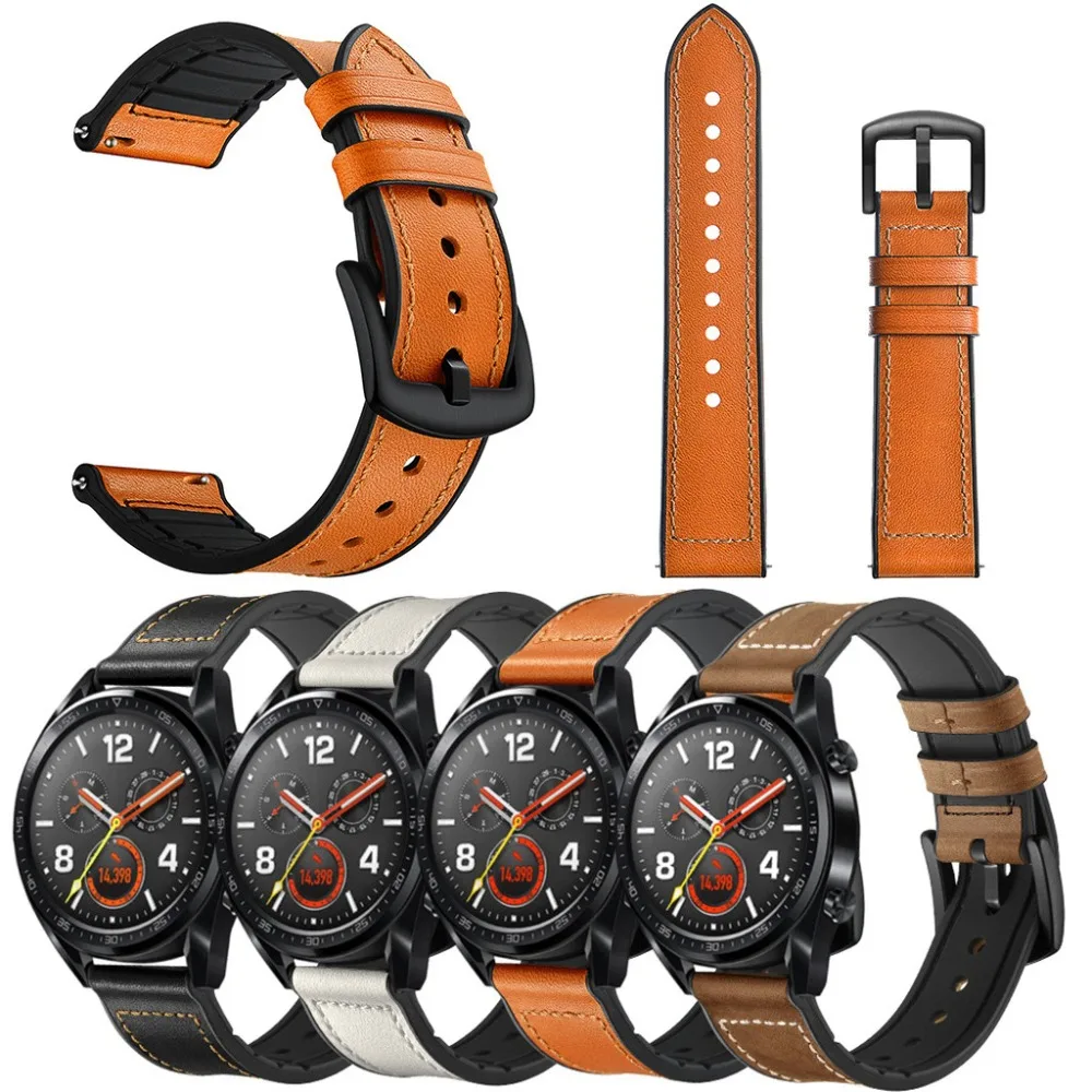 Сменный ремешок-браслет из натуральной кожи для huawei Watch GT Honor Magic, регулируемый размер, легко крепится