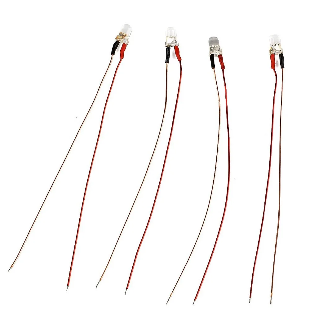 Hubsan X4 H107L красный светодиодный фонарь набор из 4 для H107C H107D ночной полет RC