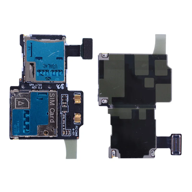 SD sim-кард-ридер гибкий кабель для samsung Galaxy S4 i9500 i9505 Micro SD sim-карты лоток Слот держатель считыватель гибкий кабель