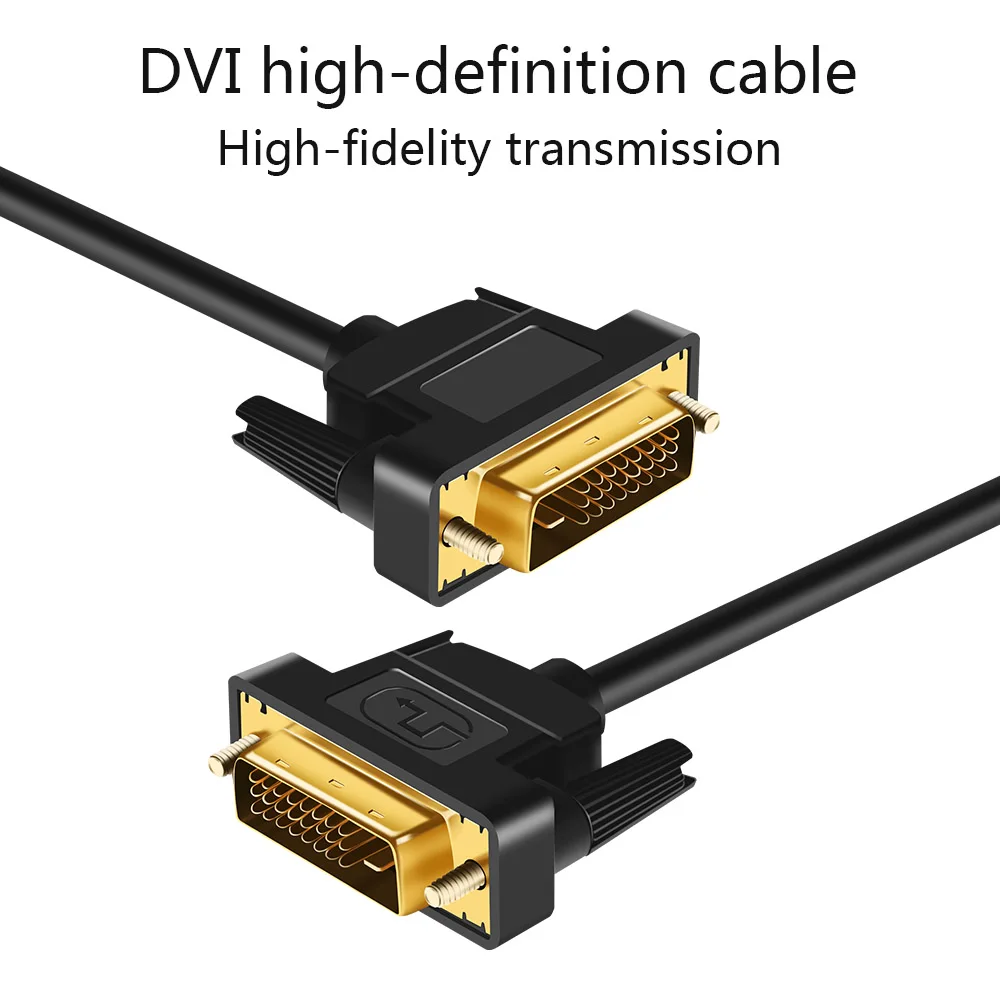 Высокоскоростной кабель DVI 1 м 8 2 3 позолоченный штекер 1080p для ЖК DVD HDTV XBOX
