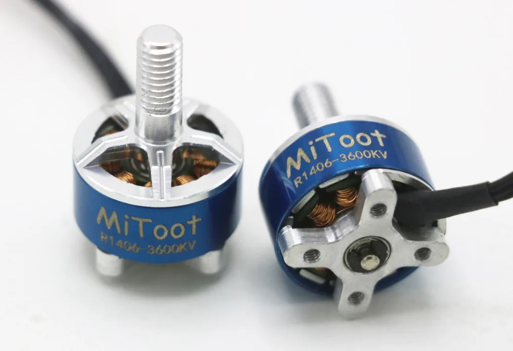 4 шт./лот Mitoot R1406 1406 3600KV 2 S-4 s CW CCW бесщеточный двигатель для RC гоночный гонщик Дрон