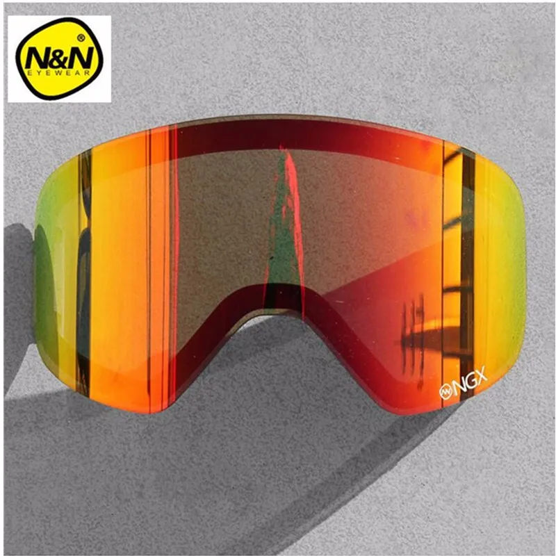 Лыжные очки Nandn, Дополнительные линзы, ночная защита UV 400, Сменные линзы для NG6, высококачественные очки, линзы для сноуборда, Clody