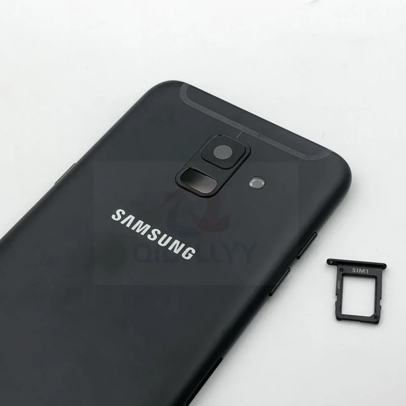 Новая задняя крышка батареи A6 Передняя средняя рама для samsung Galaxy A6 A600 A600F полный корпус