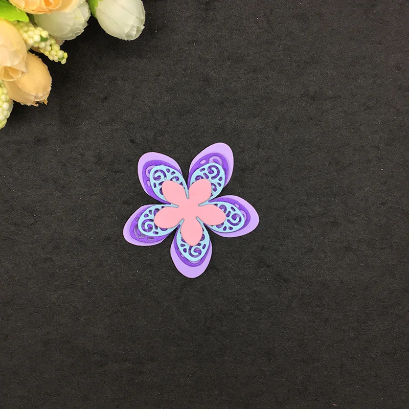 Julyarts Flower Metal Die Cuts Cutting Dies for DIY Scrapbooking Embossing Paper Cards Decorative Crafts Snijmal En | Дом и сад