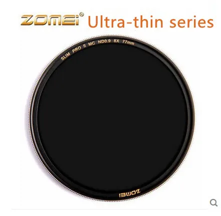 72 мм Zomei ультра тонкий ND8 ND0.9 8X 3 стоп-экспозиция серебряная оправа стекло