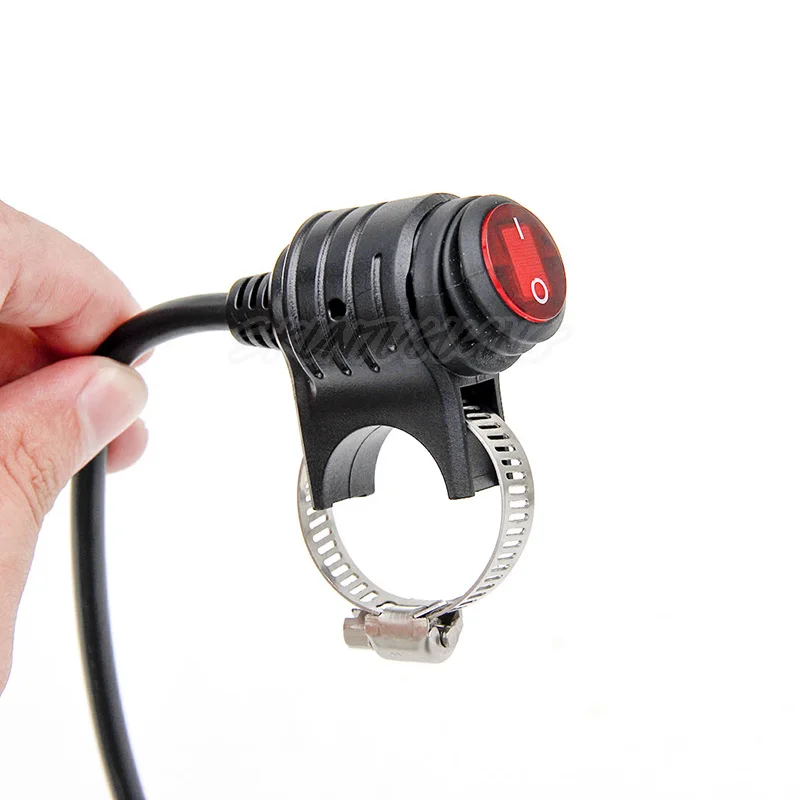 12V рулевой переключатель мотоцикла матч 6D светодиодный рабочий светильник