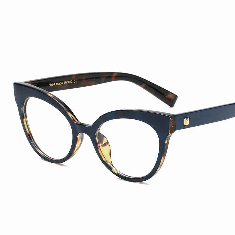 

New Fashion Cat Eye Optical Glasses Frame Female Brand Luxury Eyeglasses Frame Women Retro Eyewear Clear Lens Oculos