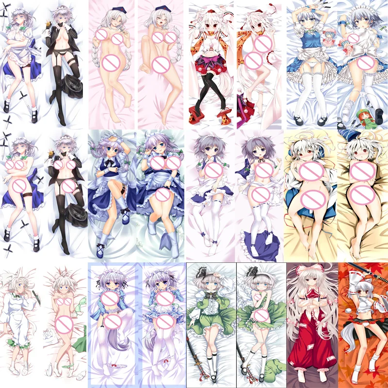 

2017-August Anime TouHou Project Izayoi Sakuya Embodiment of Scarlet Devil Dakimakura Body Pillow Cover Case Hugging Pillowcase