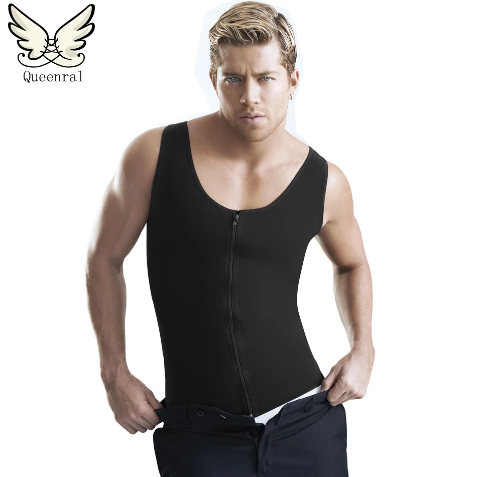 Утягивающий корсет для тела мужской латексный тренажер талии утягивающий