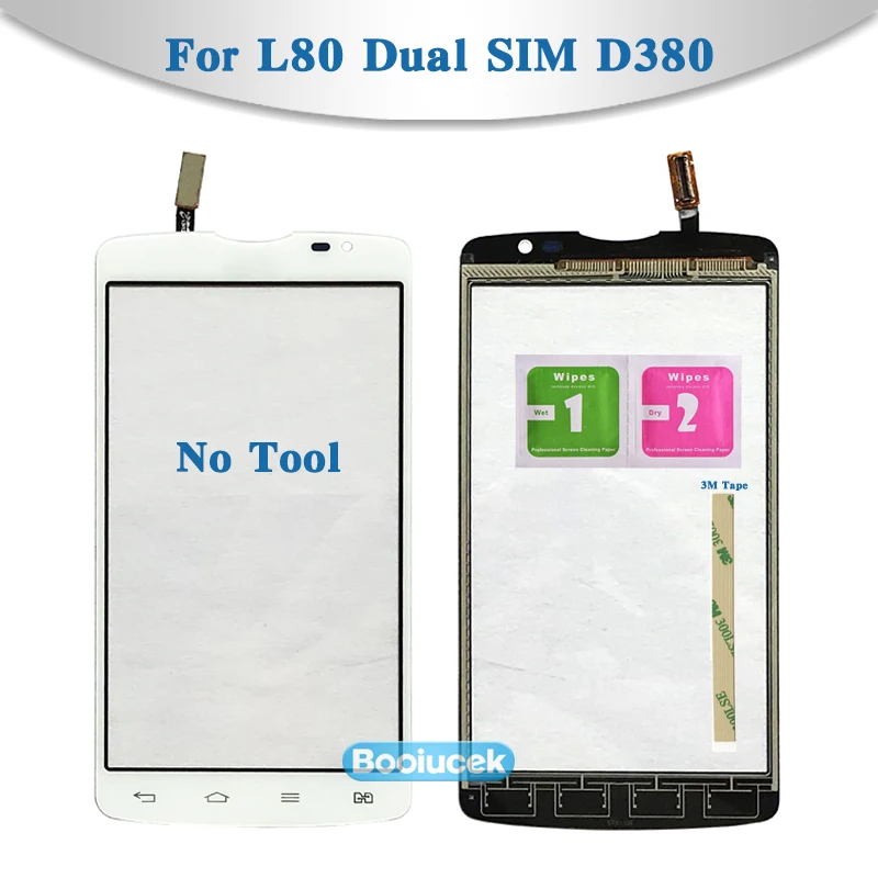 Высокое Качество 5 0 &quotдля LG серии III L80 D373 и Dual SIM D380 сенсорный экран дигитайзер
