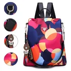 Модные женские рюкзаки с защитой от краж, известный бренд, женский рюкзак большой вместимости, высокое качество, водонепроницаемые женские рюкзаки Оксфорд