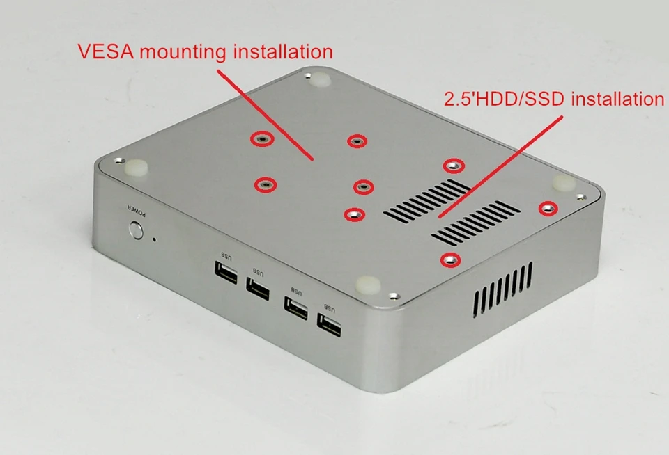 Процессор EGlobal fanless портативный компьютер Intel Core i5 8250U Mini PC Windos10 Quad Corei5i7 DDR4 Оперативная память мини-компьютер для офиса desktop