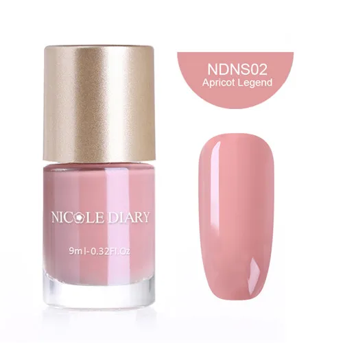 NDNS02 NICOLE DIARY 9 мл Лак для ногтей цветной зеркальный голографический лак для ногтей Декоративный маникюр лак для ногтей - Цвет: NDNS02