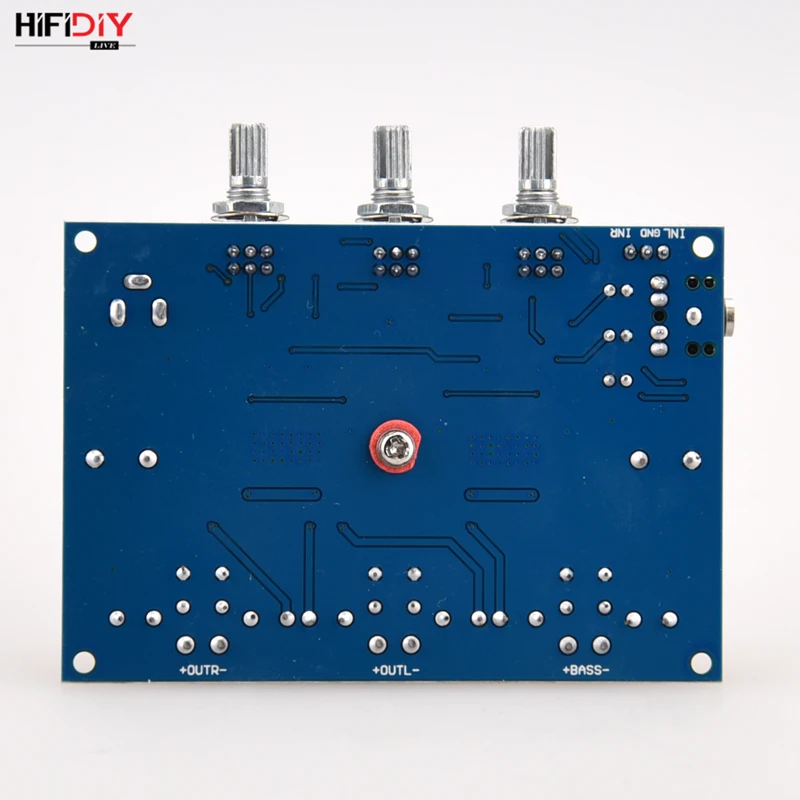 HIFIDIY LIVE A2.1 TPA3116 2,1 Hi-Fi усилитель доска Автомобильный цифровой аудио усилитель 50 Вт* 2+ 100 Вт TPA3116 домашний для динамика