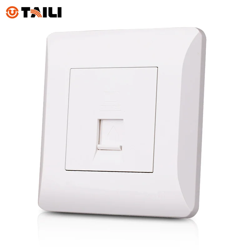 TAILI стандарт ЕС RJ45 компьютерная Розетка PC розетка для компьютера TL0624|outlet socket|outlet