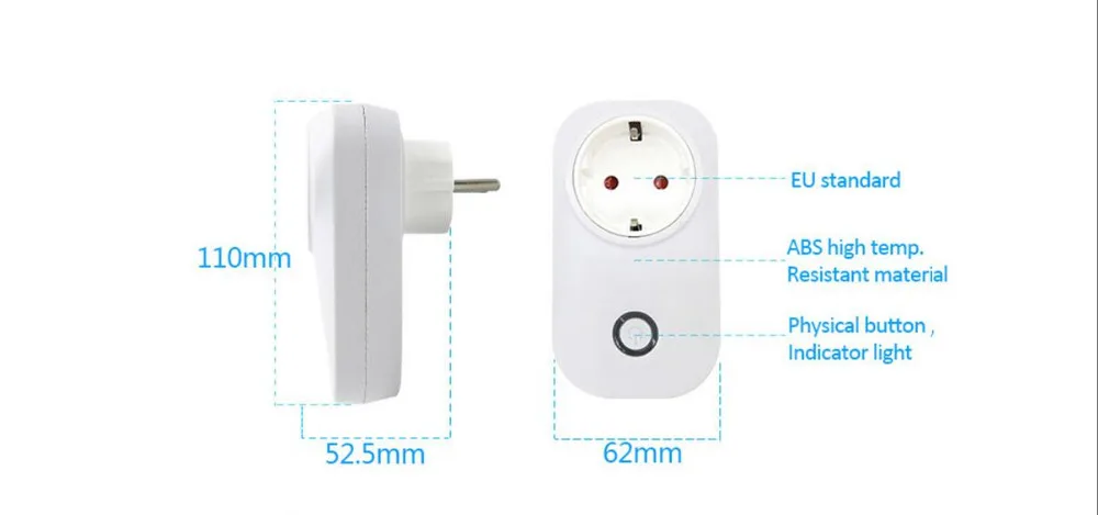 Itead AC 220V умный WiFi Пульт дистанционного управления таймер розетка европейская