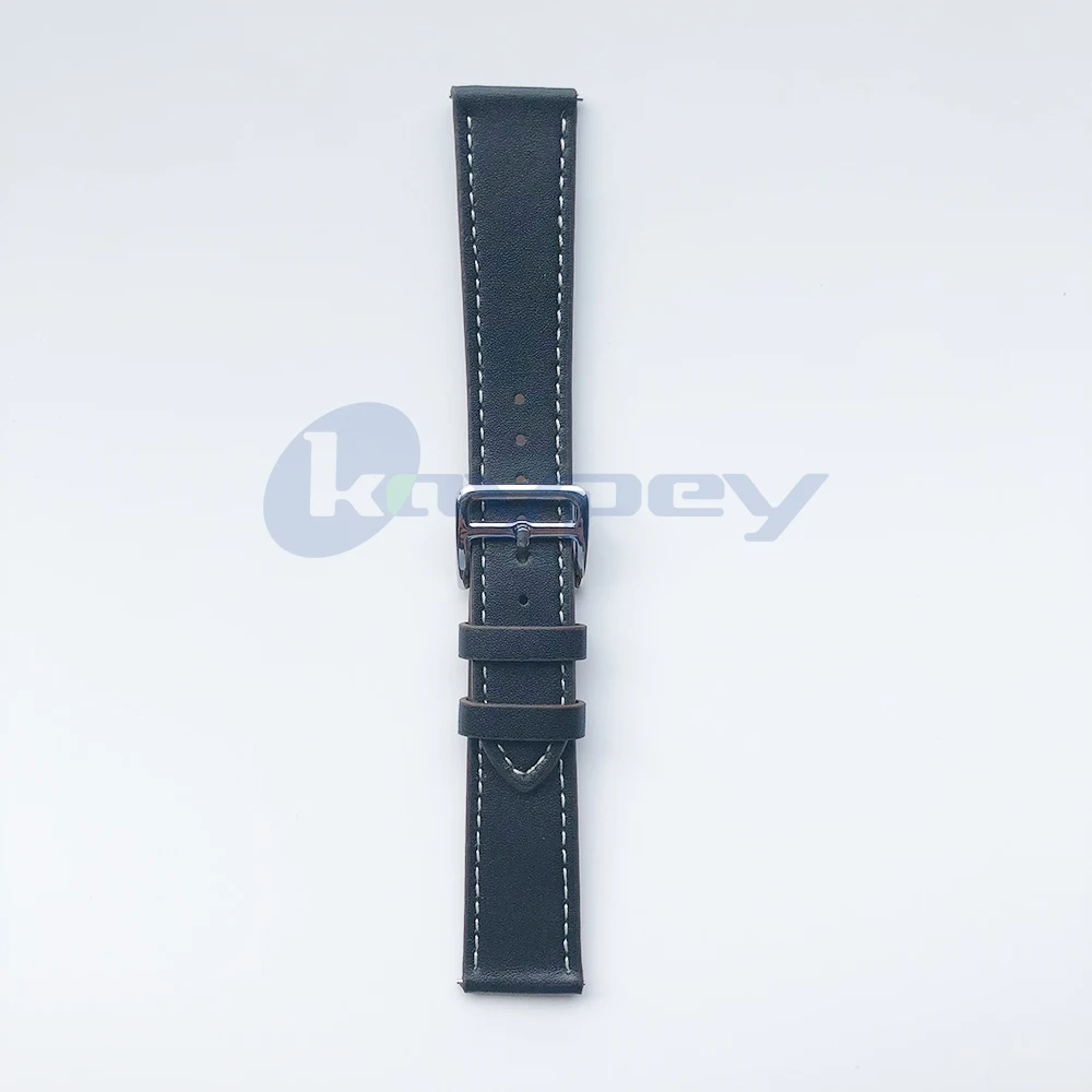 Black Модный кожаный ремешок для Garmin Vivoactive3 3 Vivomove HR, умный браслет, браслет для Forerunner 645, музыкальный ремешок в полоску - Цвет: Black