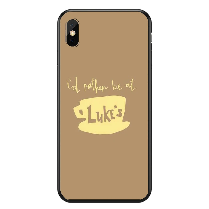 Чехол для телефона Gilmore мягкий ТПУ девочек iphone 8 7 6 4 Plus 5 X XR XS MAX|Сумки телефона| |