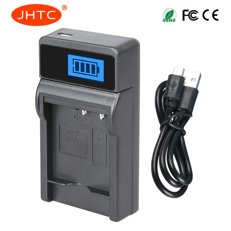 JHTC NP BN1 LCD USB зарядное устройство для Sony Cyber shot DSC W510 W520 W530 W550 W560 W570 W580 W610 WX5 WX7|Цифровые