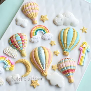 Yueyue силиконовая форма для изготовления воздушных шаров, форма для мастики, инструменты для украшения торта Форма для шоколадной мастики