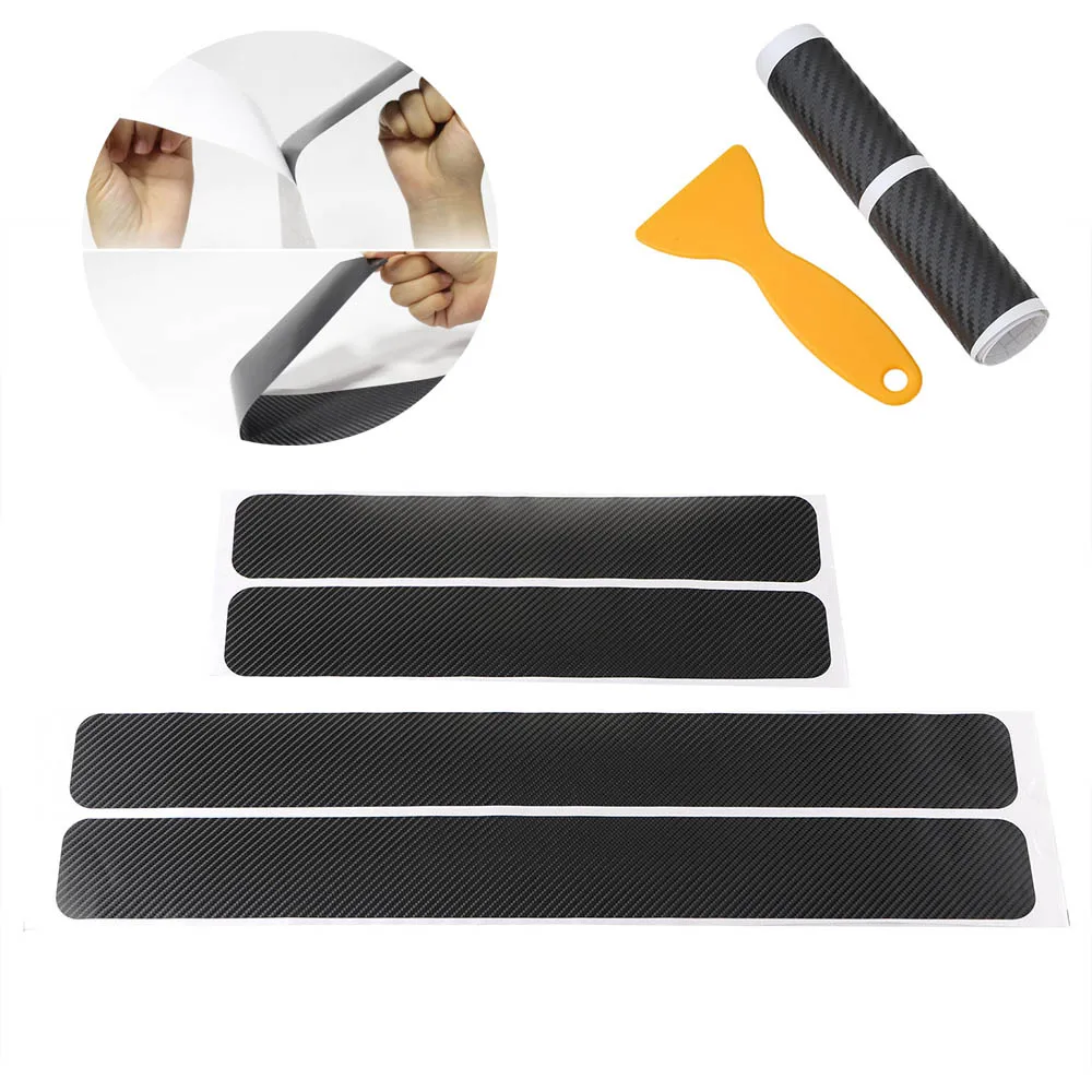 4 шт./лот универсальная водонепроницаемая 3D углеродное волокно автомобильная