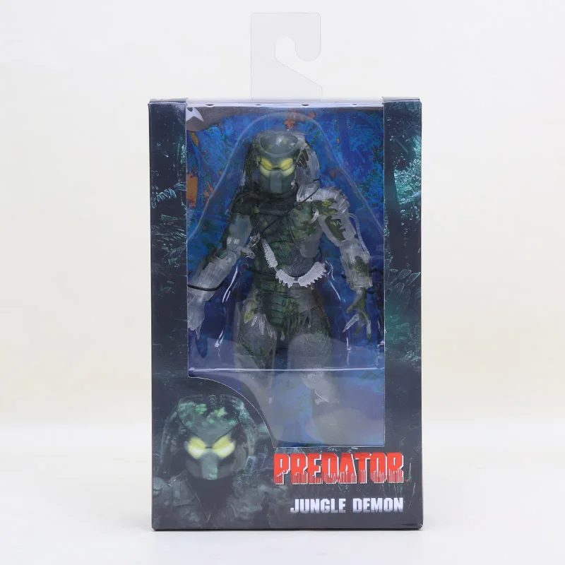 20 см NECA Хищник джунгли демон джунгли Охотник в маске ПВХ фигурка модель игрушки Хищник фигурка игрушки - Цвет: 1 with box