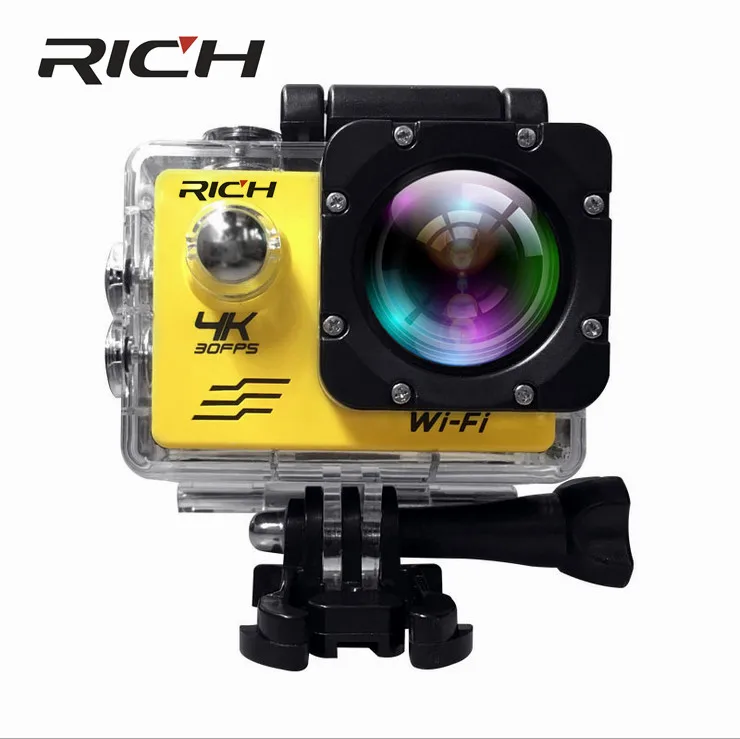Спортивная Экшн камера RICH J550 4K 2 7 K 1080P 16 Мп Wi Fi|Экшн-камеры| |