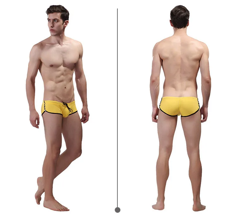 Мужские плавки-боксеры для плавания мужские плавки WJ с пуговицами Мужская одежда