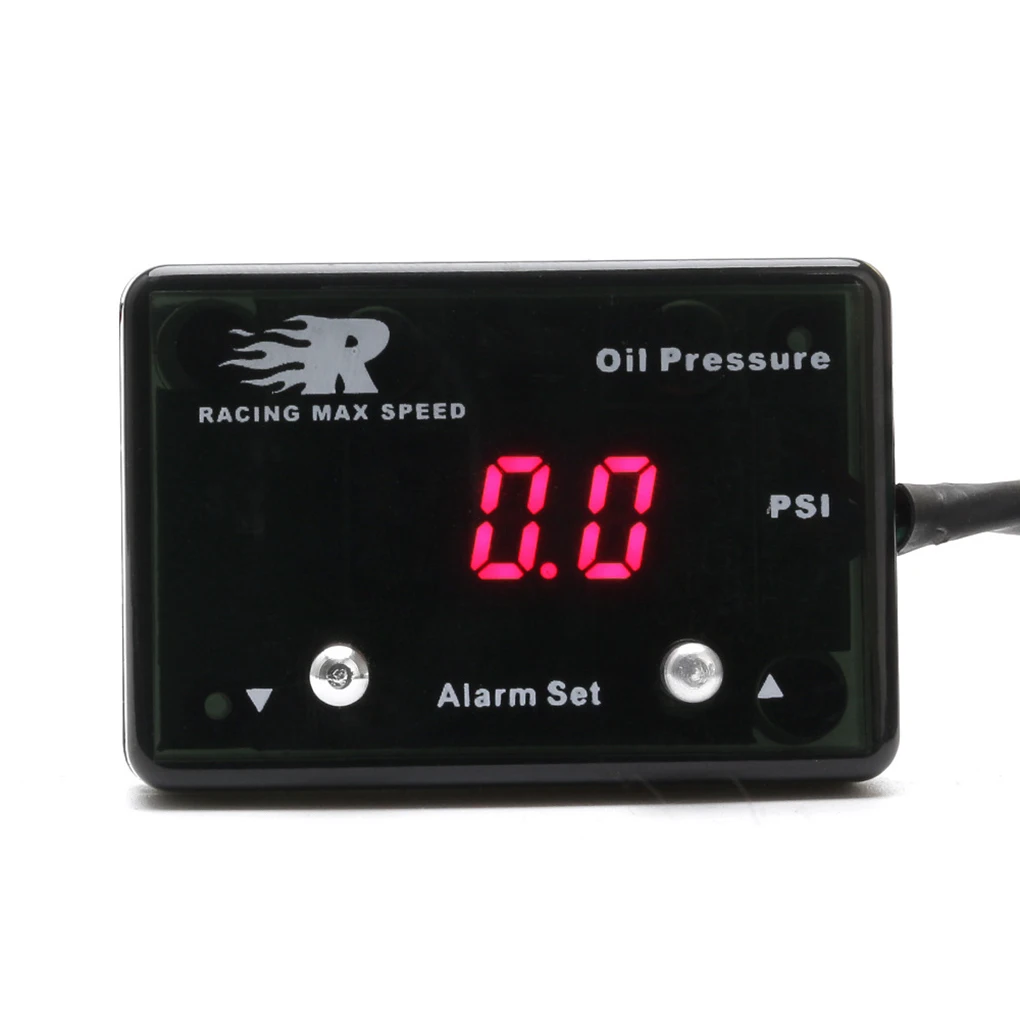 

Universal Auto Digital Oil Pressure Gauge Red LED Display 0~8BAR Oil Pressure Meter IP-OPM-01