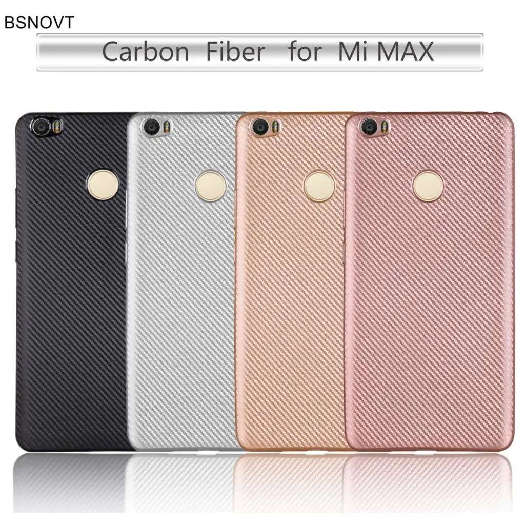 Xiaomi Mi Max Case MiMax Cover Soft Carbon fiber Slim TPU Shockproof Phone For Shell 6.44&quot |