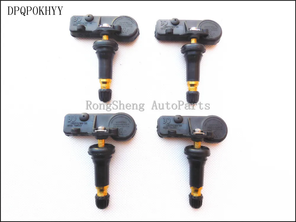 DPQPOKHYY X4 TPMS датчик давления в шинах для Peugeot Citroen 9811536380 9673860880 433Mhz 307 T5 308 T7|system|system