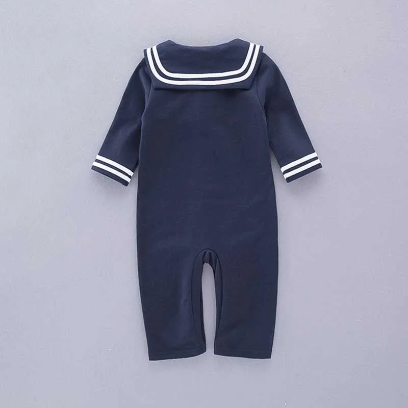 Детская одежда для малышей 0 2 лет детский летний комбинезон в морском стиле
