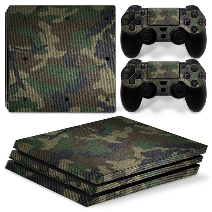 Виниловая наклейка для PS4 Pro Sony Playstation 4 камуфляжная бесплатная доставка|vinyl ps4|vinyl