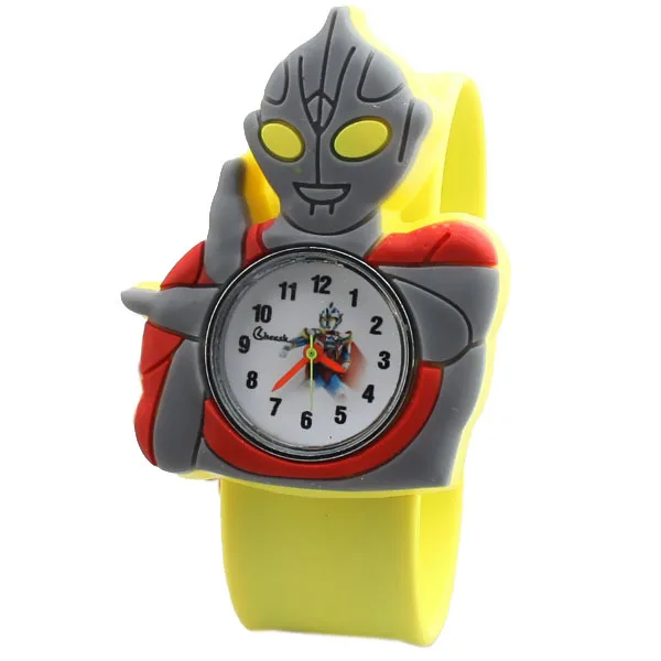 Superman yellow Мультяшный Q версия детской ракетки стол Многоцветный Микки животных фрукты Клубника автомобиль дети шаблон студенческий подарок - Цвет: Superman yellow