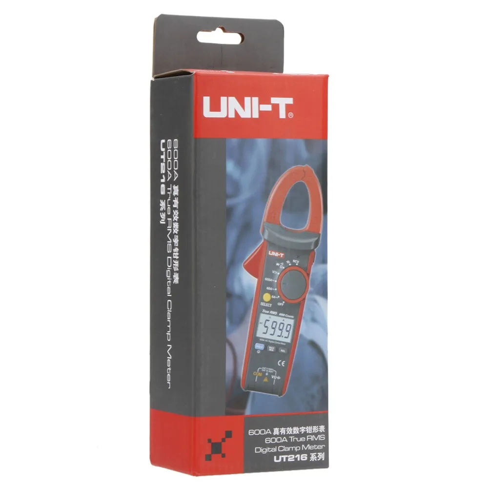 UNI T UT216C 600A True RMS Цифровые токоизмерительные приборы Автоматический диапазон