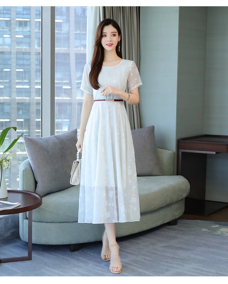 Элегантные однотонные шифоновые платья Boho Сетчатое платье Лето Винтаж 4XL размера плюс черный пляжные макси-сарафан Для женщин Bodycon Вечерние платья
