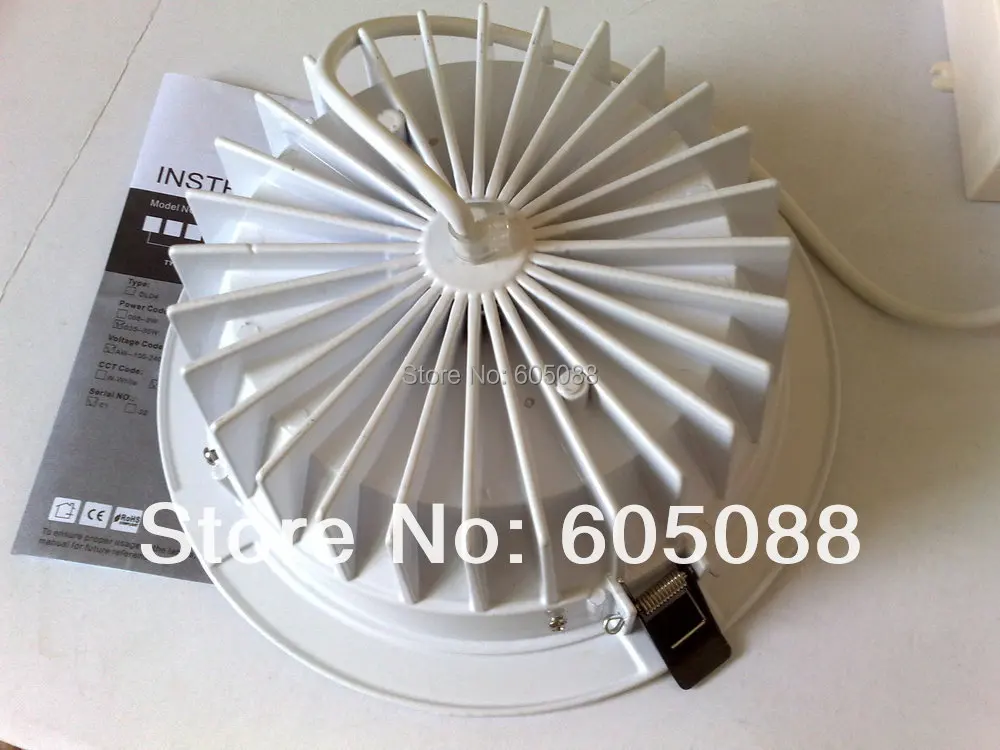 8 &quot35 Вт Яркость затемнения smd led светильник ac110/220 v triac белый цвет 2590lm 4 шт./лот