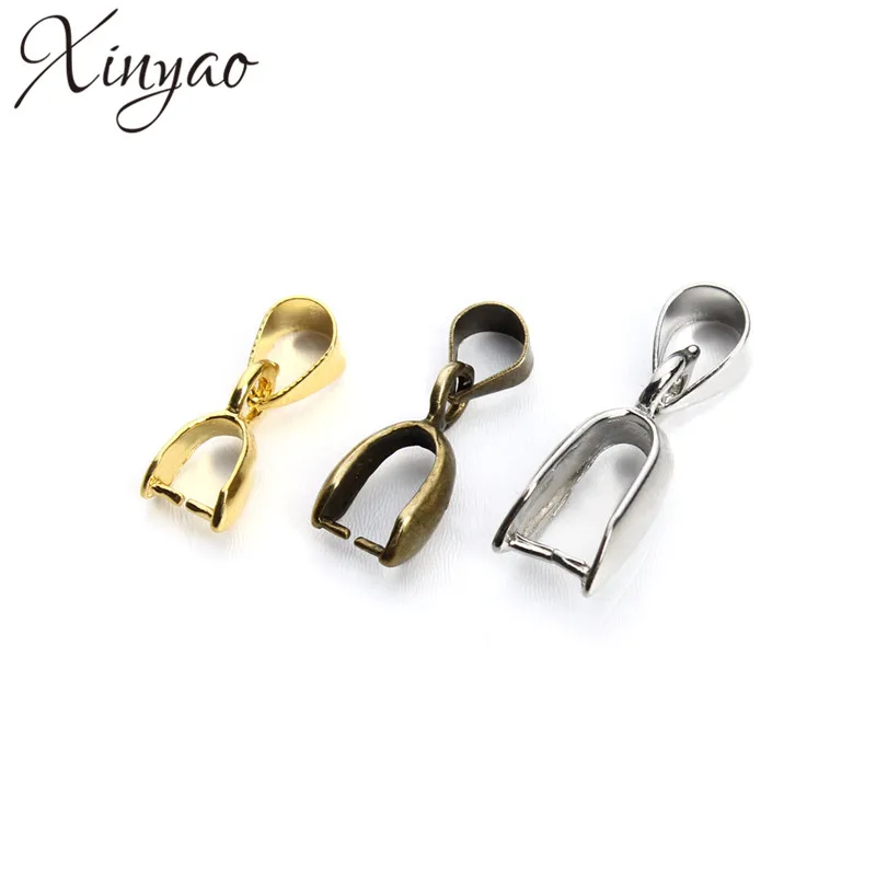 XINYAO 50 шт./лот 5*14/6*17/7*20 мм Подвески застежки зажимы соединители медные