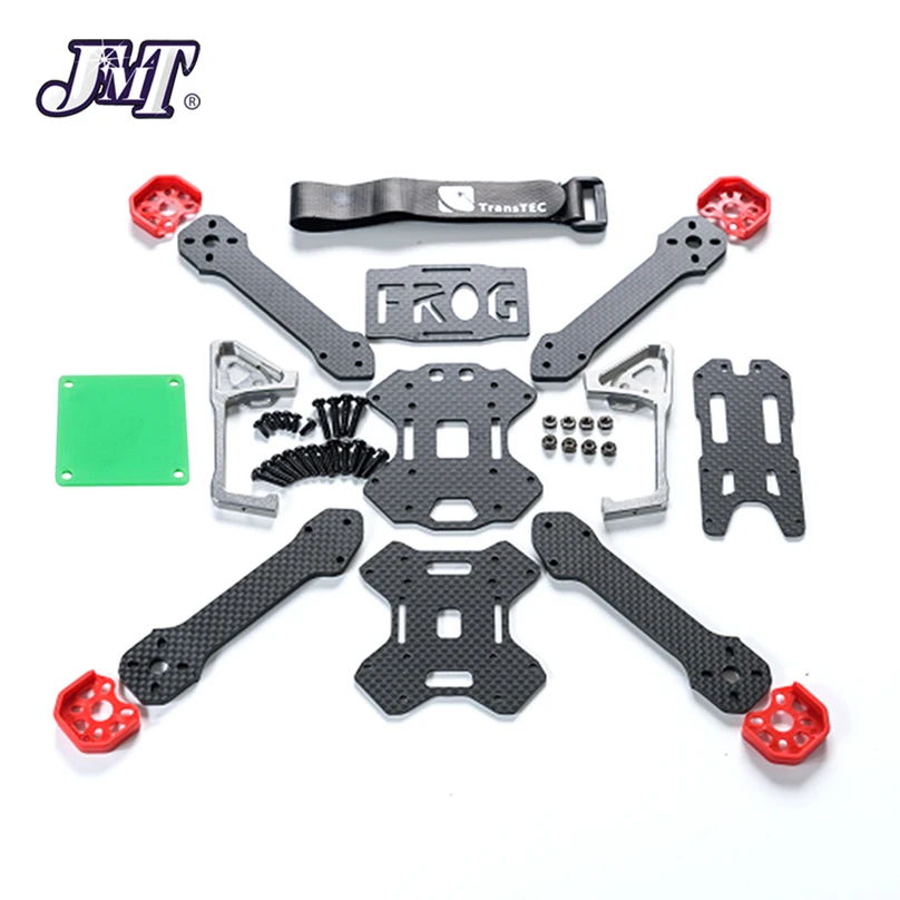Квадрокоптер JMT Frog 218 мм гоночный Дрон RTF Betaflight F4 Pro V2 BLHeli-s 30A 5 8G 25/200/400 МВт VTX Mini 700TVL