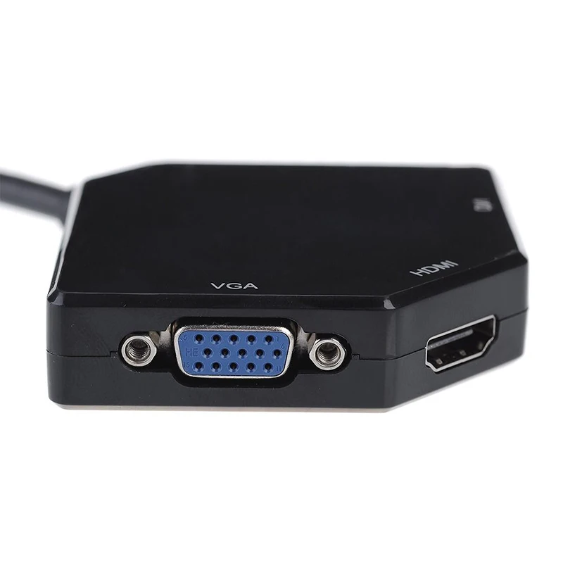 3 в 1 кабель супер HD Дисплей порт к HDMI DVI VGA конвертер мини USB мощность Micro DP адаптер|to